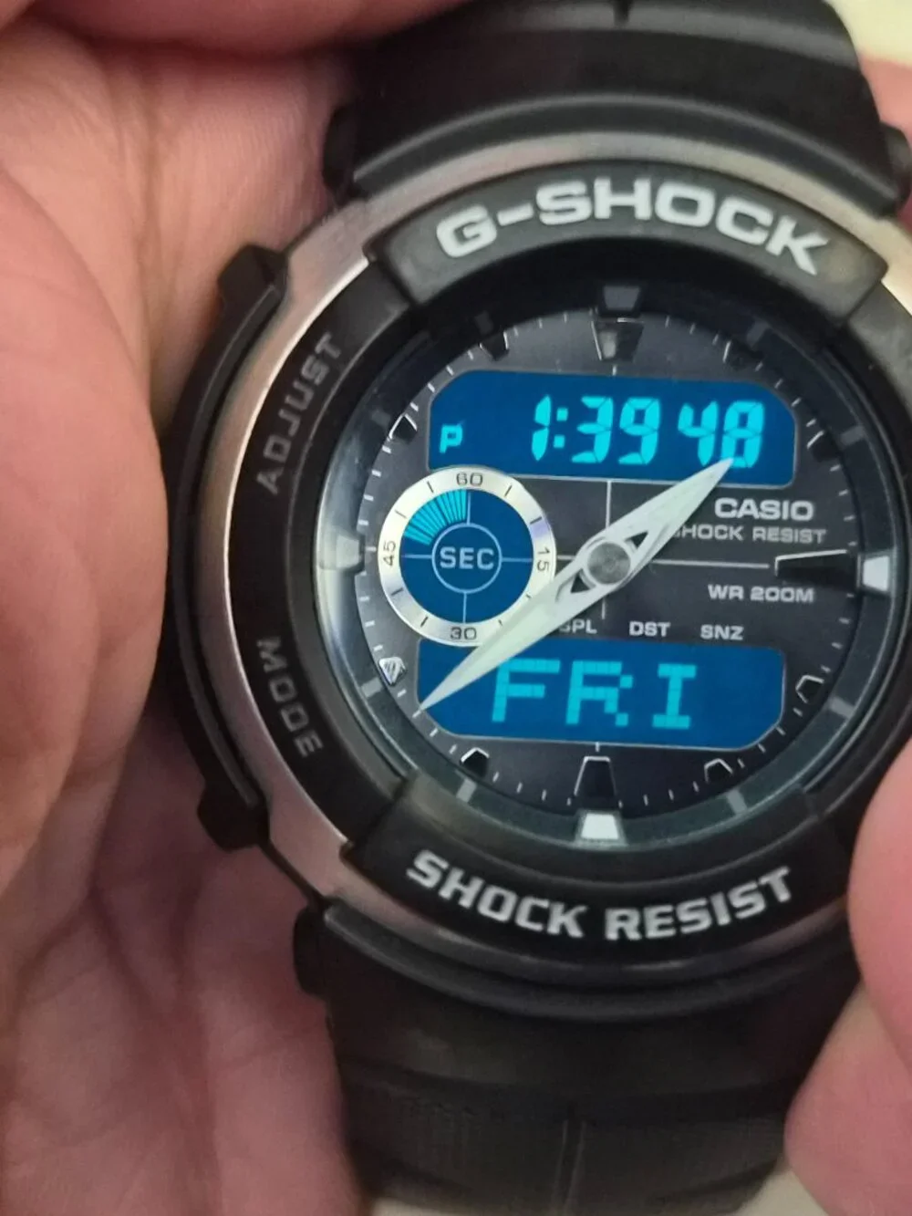 Casio G Shock Digital and analog Nearly NWOT